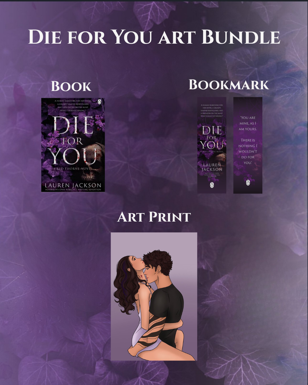 Die for You Art Bundle (INC book)