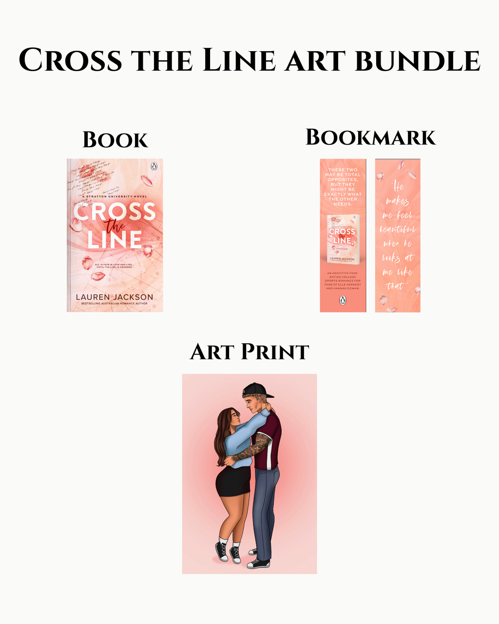 Cross the Line art bundle (INC book)