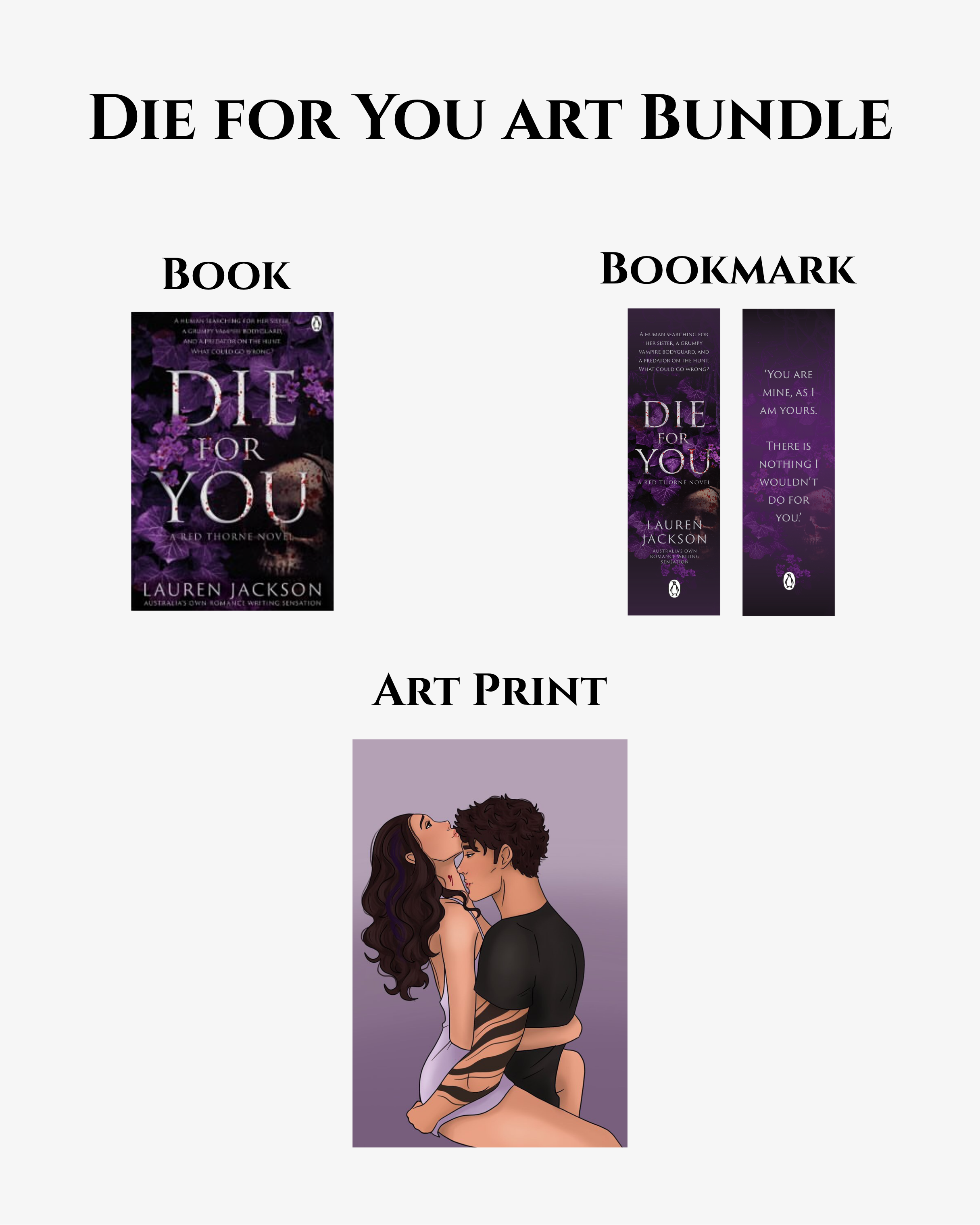 Die for You Art Bundle (INC book)