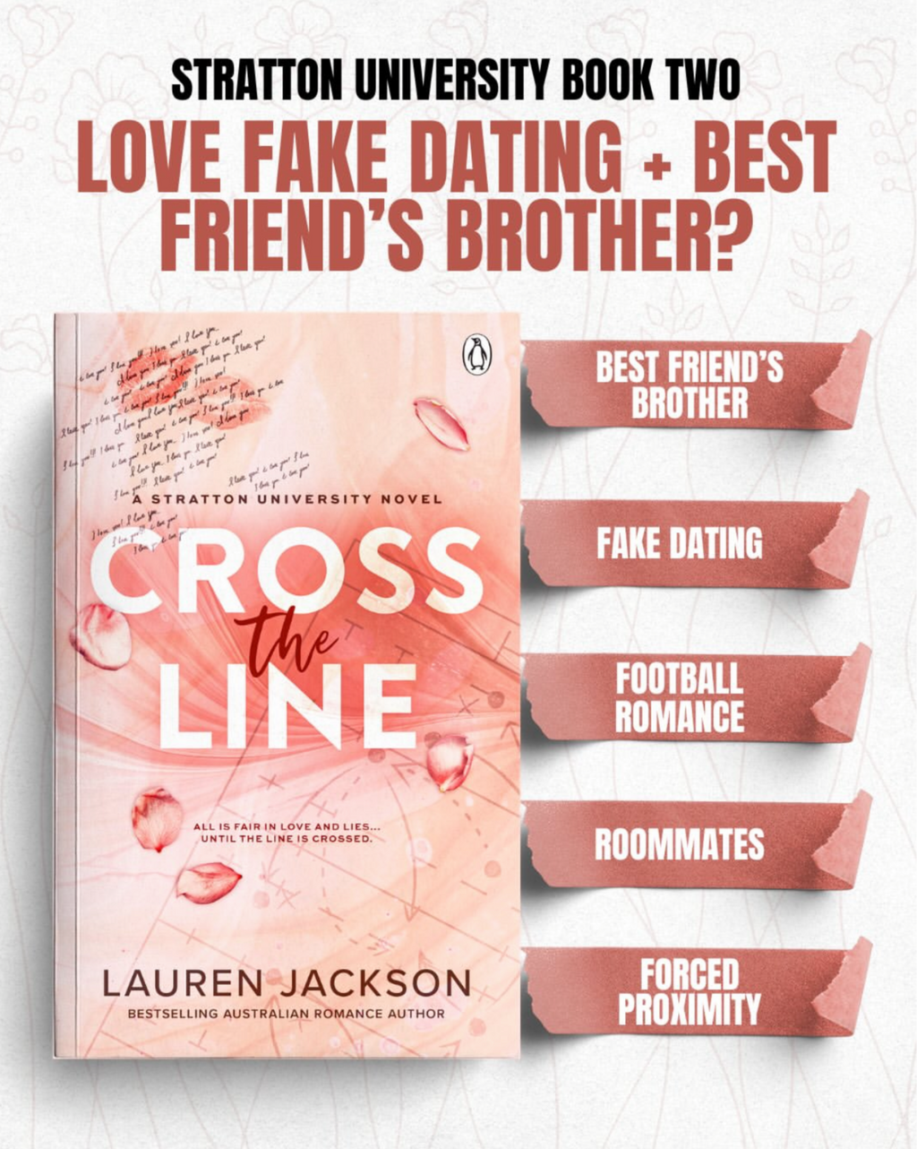 Cross the Line SIGNED PAPERBACK