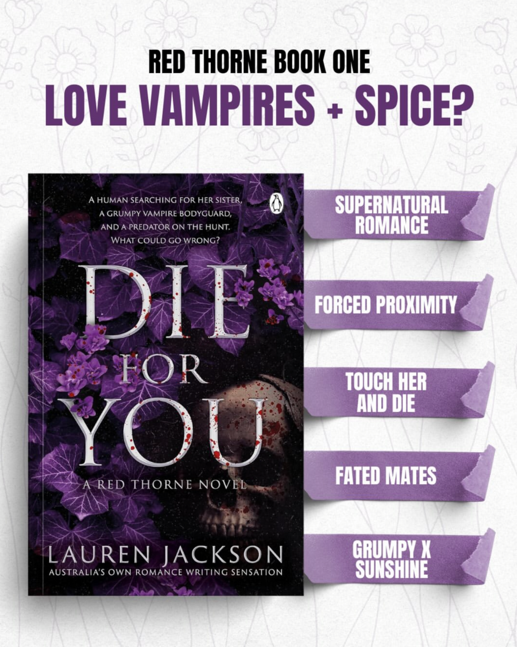 Die for You SIGNED PAPERBACK