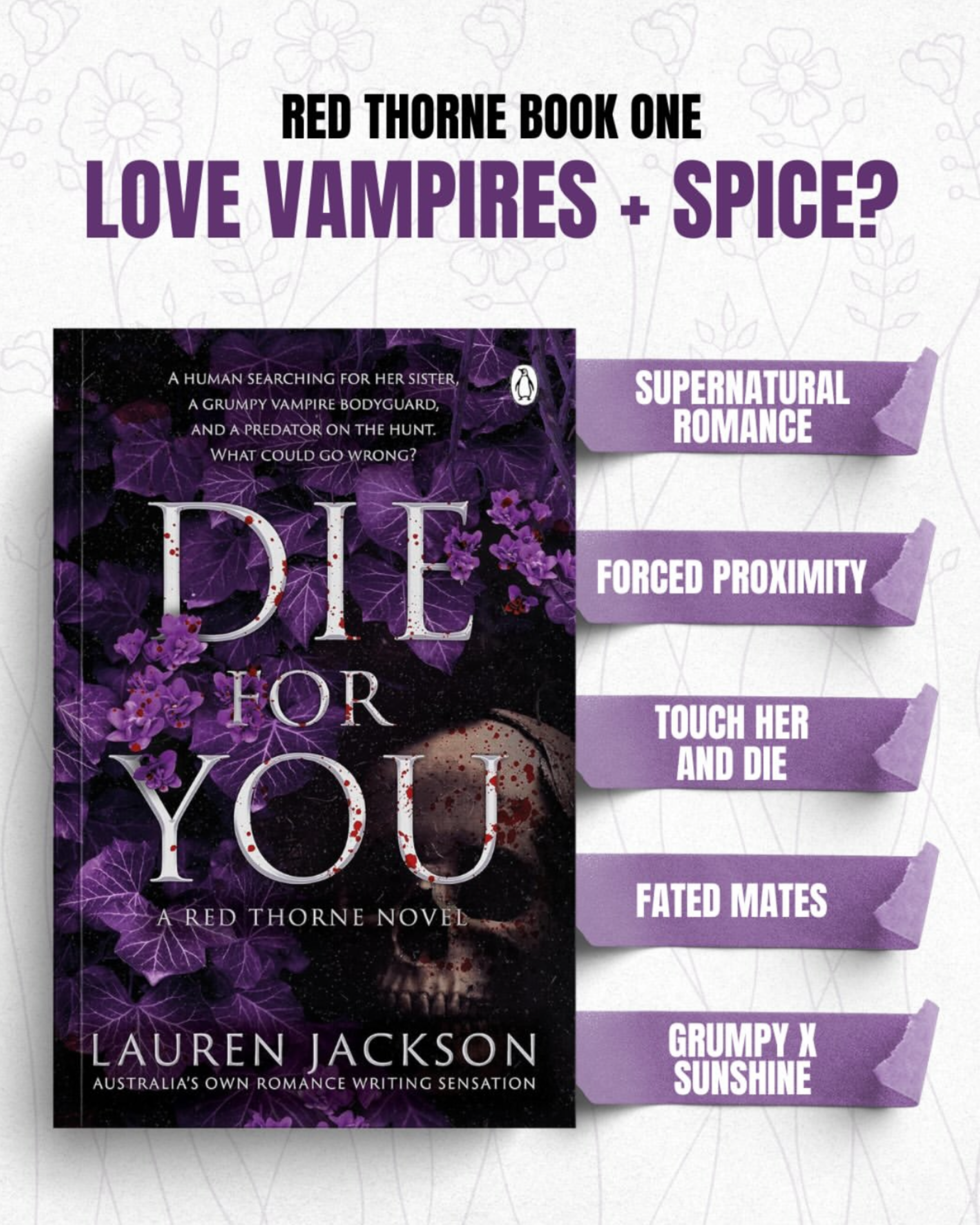 Die for You SIGNED PAPERBACK