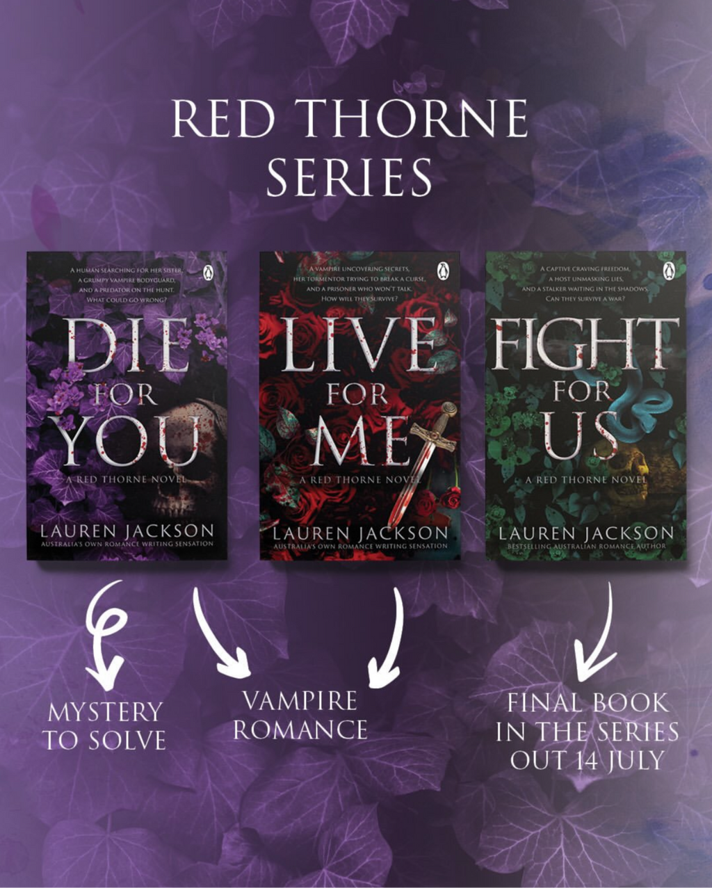 Die for You SIGNED PAPERBACK
